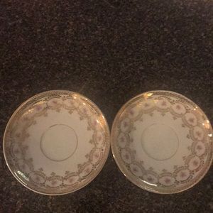 C.T. Germany Set of 2 Saucers